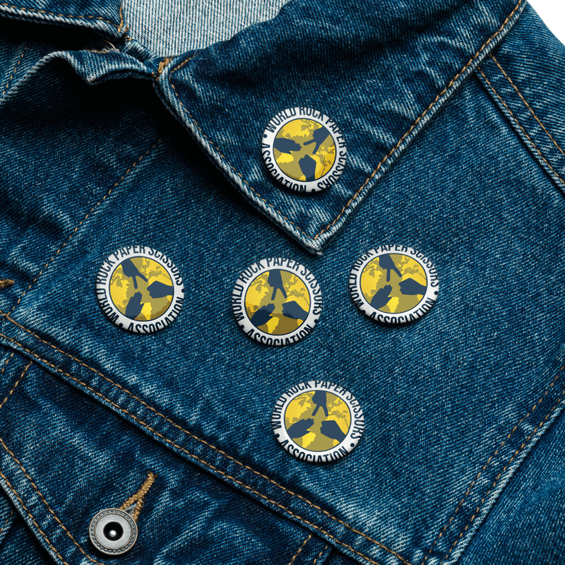 WRPSA Official Seal Pin Button Set – view 2