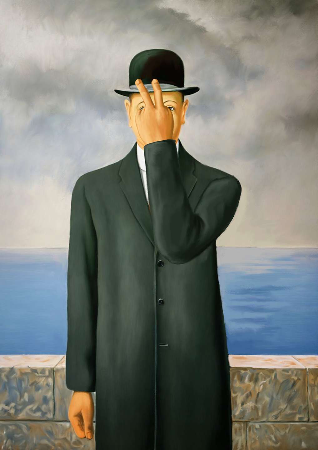 Son of Man Playing Rock Paper Scissors