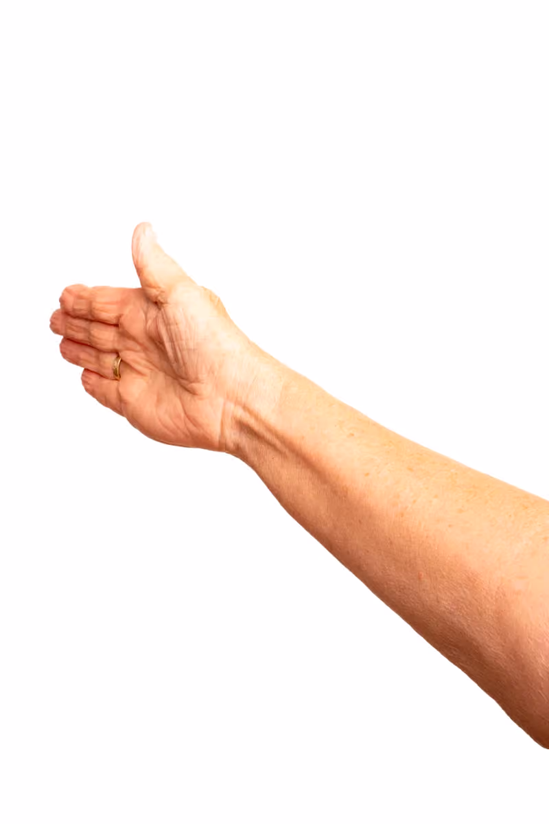 Paper hand gesture