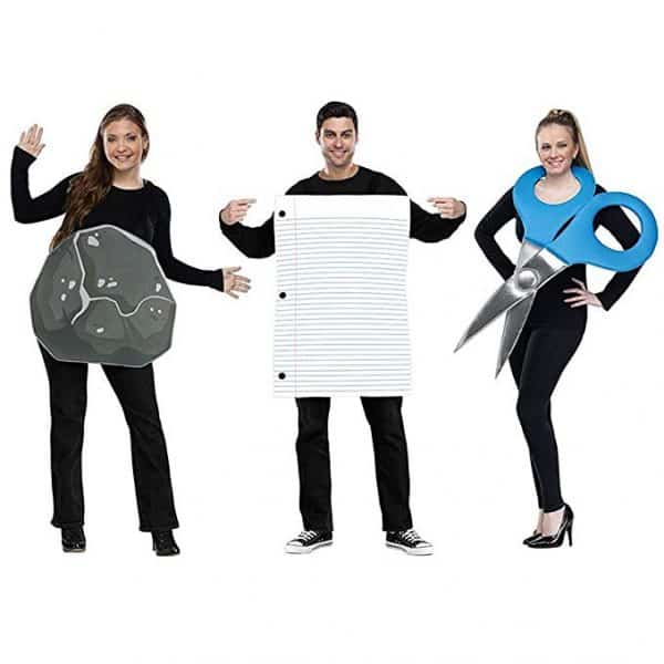 DIY Rock, Paper, Scissors Costume (& Printable!) - The Merrythought